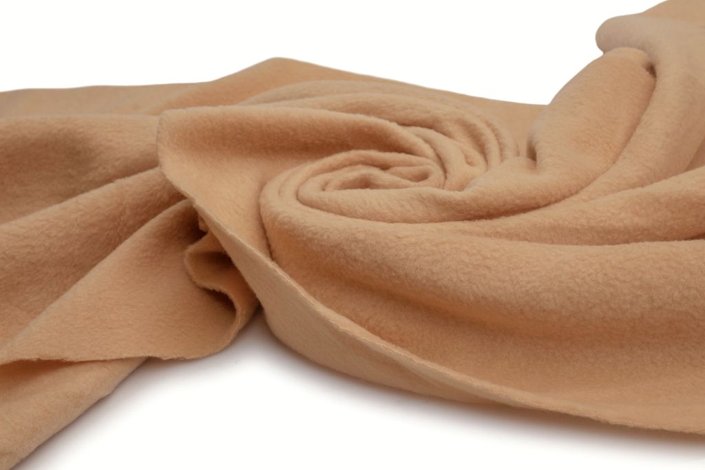 Polar Fleece Stoffe 200 g/m2 Warmes Beige 50 x 155 cm Produktbild 