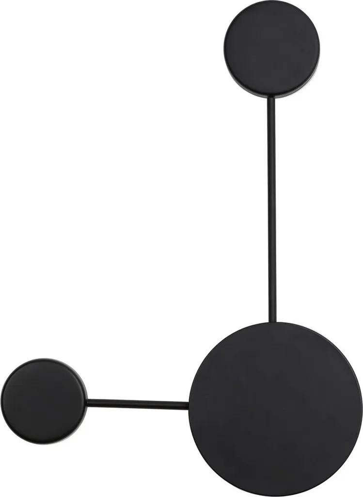 Applique LED Murale Noire Amadeo 6258 : Finis les Murs Vides et Sombres