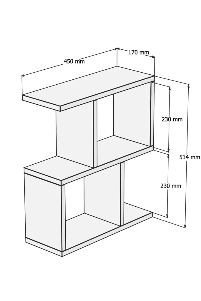 Petite table d'appoint en mélamine effet pin pour optimiser le salon
