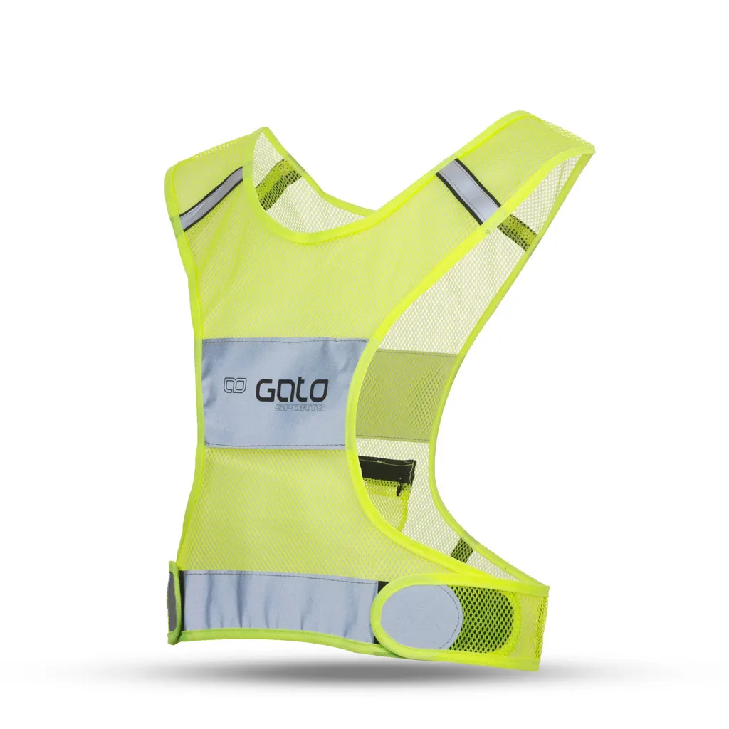 Gilet de sécurité réfléchissant Gato Néonel taille M pour vélo