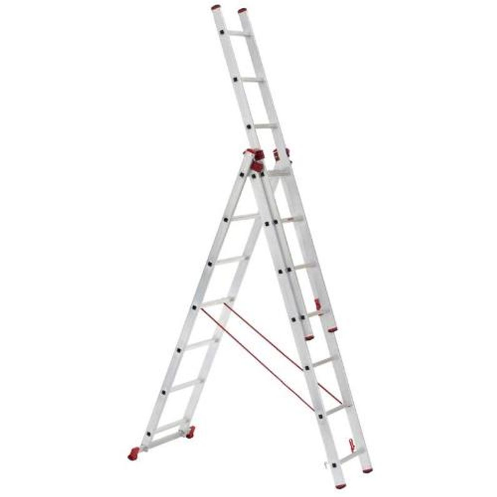 Al-Leiter, 3 x 10 Sprossen, 2,86 - 6,26 m universal, ALVE ENPRO 6610