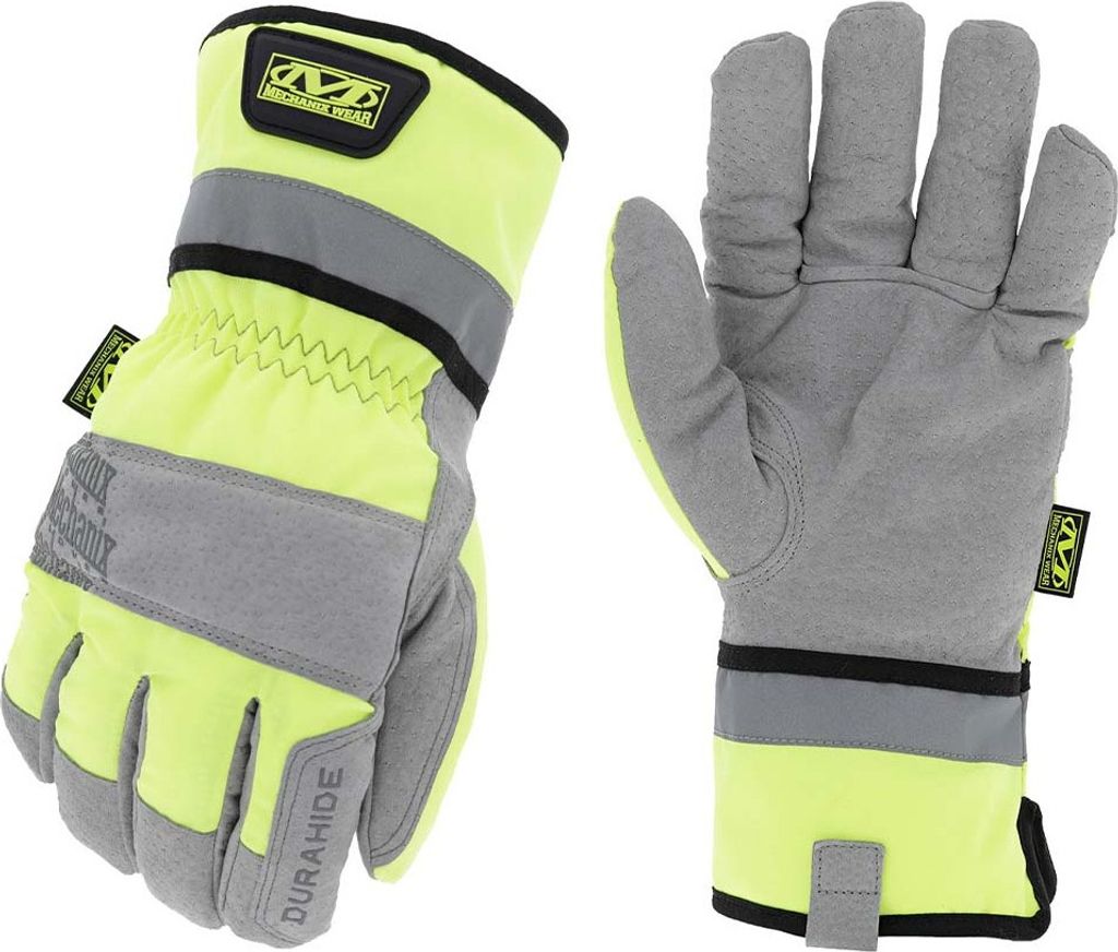 Mechanix Coldwork Hi-Viz Canvas Winter-Arbeitshandschuhe YELLOW - L