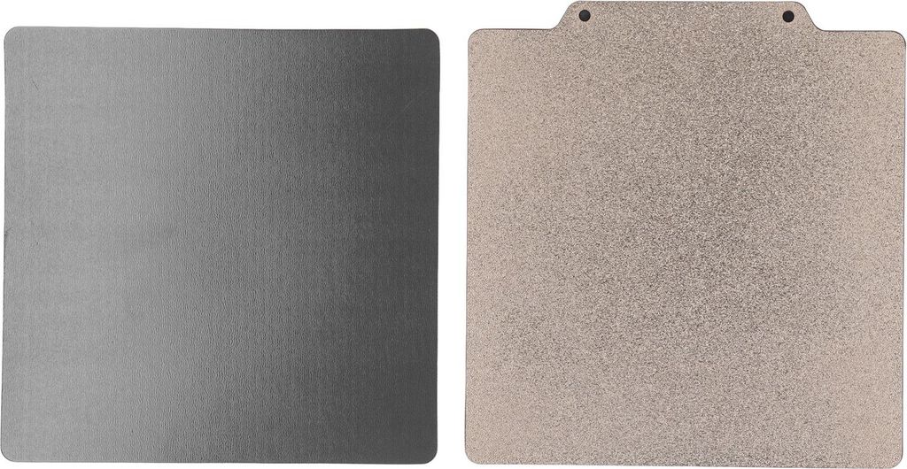 Magnetische Bauplatte aus Federstahl, glatte PET-Oberfläche in Carbonfaser-Optik, strukturierte PEI-Doppeldruckplatte für Voron 3D-Drucker