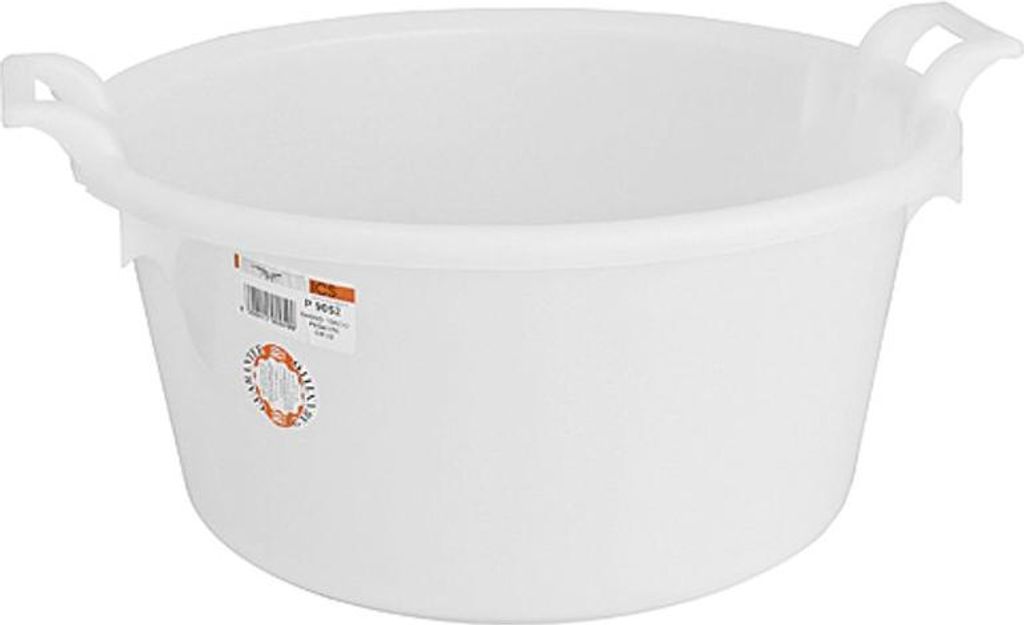 Wanna ICS P9052, 30 litrów, 52 cm, biała, okrągła, z uszami Zdjęcie produktu 