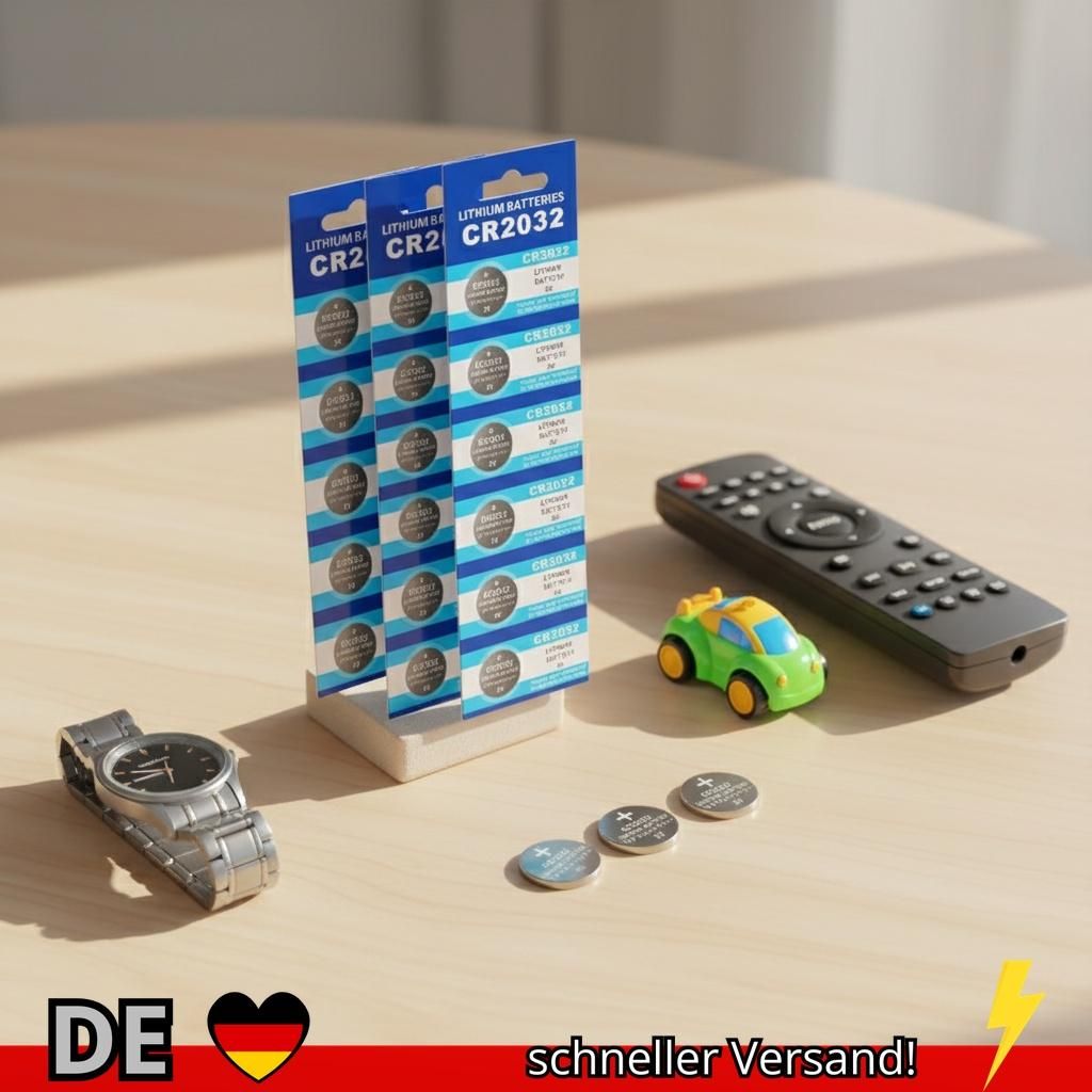 2-60PCS CR2032 CR 2032 Taste Batterie 3V Lithium-Batterie Für Uhr Spielzeug