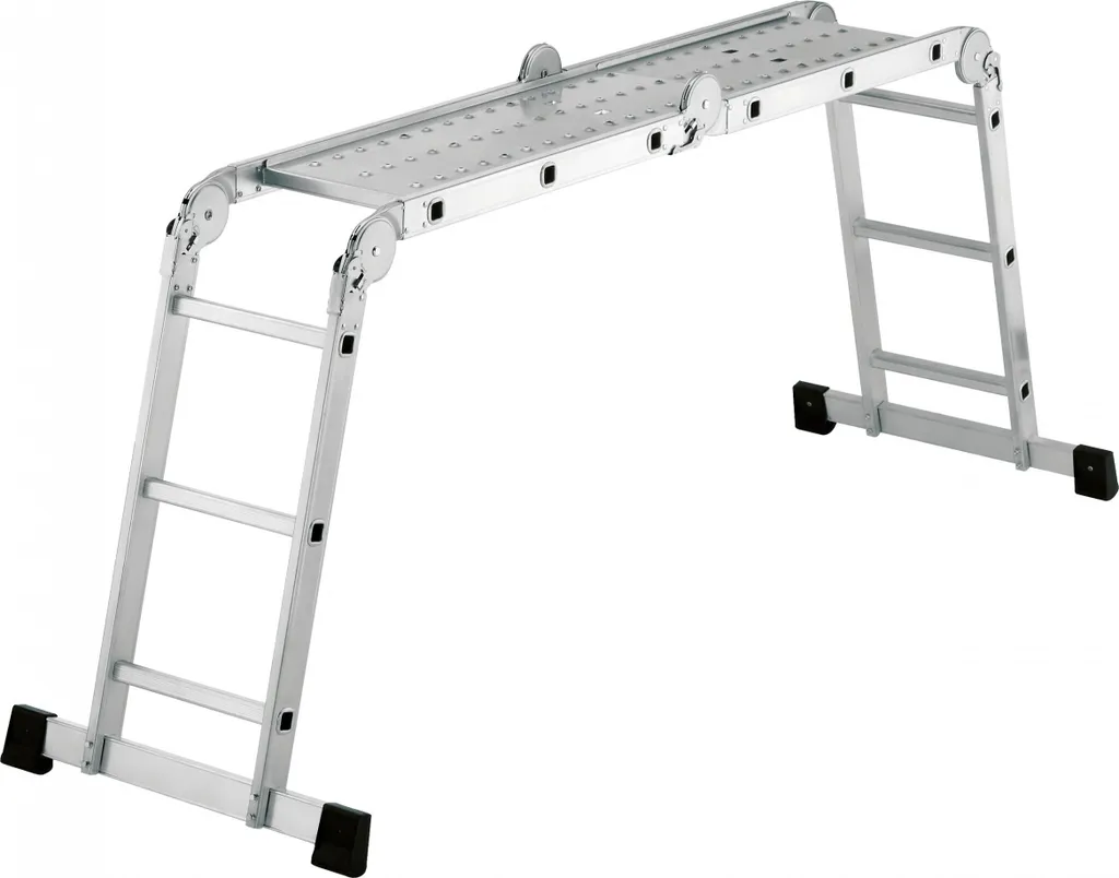 Hailo 7412-037 M60 Échelle Télescopique Polyvalente en Aluminium 4x3M