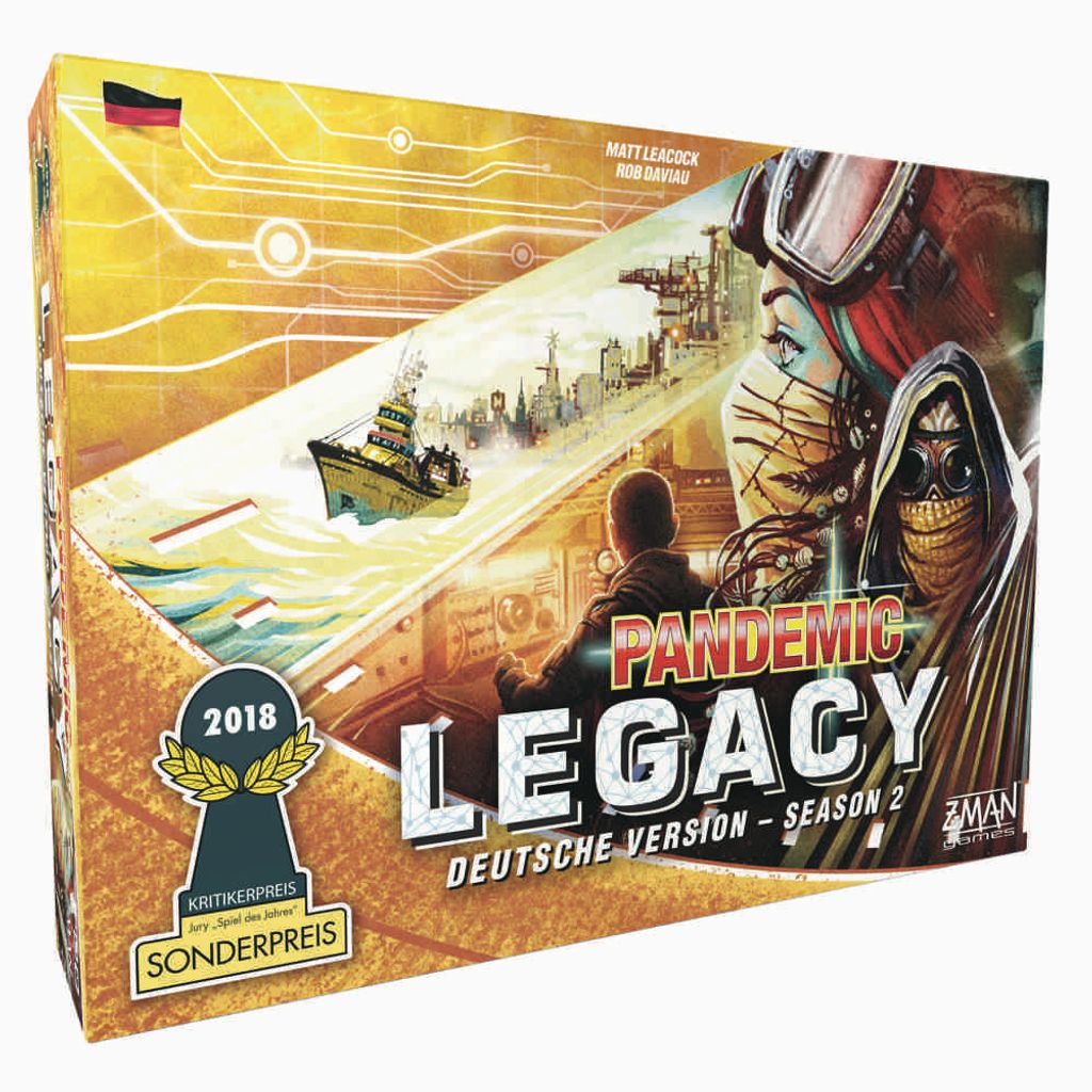 Asmodee Pandemic Legacy - Season 2, Brettspiel, Flucht, 14 Produktbild 