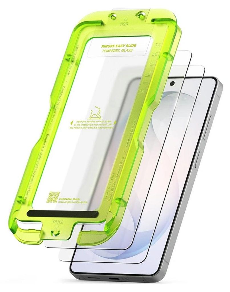 2x Gehärtetes Bildschirmglas mit Applikator für Galaxy S26 Produktbild 
