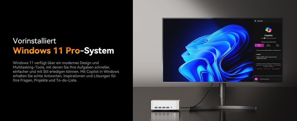 2025 GEEKOM Mini PC AMD Ryzen 9 8945HS (8 rdzeni, 16 Zdjęcie produktu 4