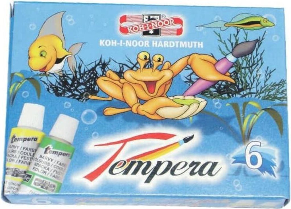 KOH-I-NOOR 16254700000 Ein Satz Temperafarben 6x16ml