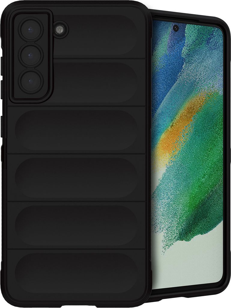 imoshion EasyGrip Backcover Samsung Galaxy S21 FE - Schwarz