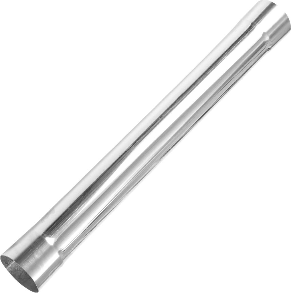 2.25" OD Gerades Rohr T304 Edelstahl DIY Benutzerdefinierte Auto Rohrleitung 18 Zoll Länge Doppelt Aufgeweitete Enden Oberflächenpolitur