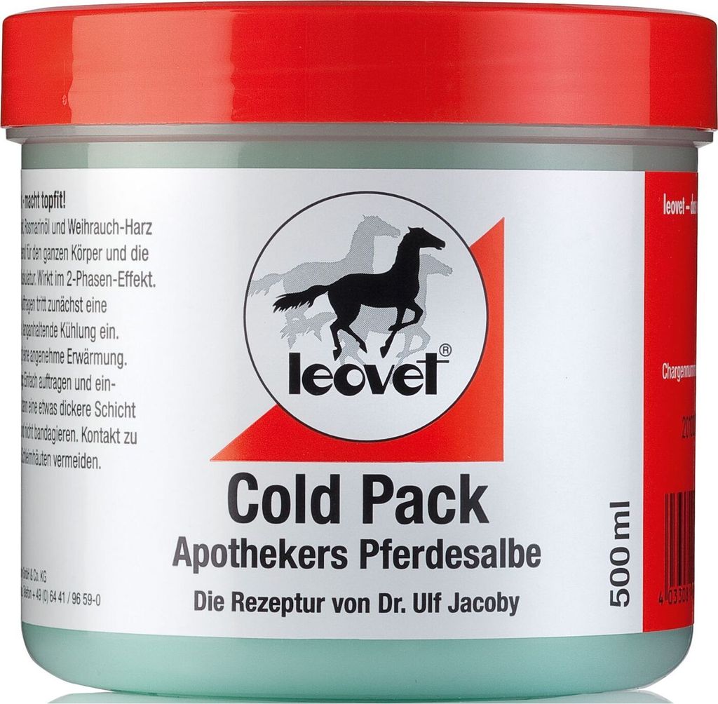 leovet Impacco freddo 500ml Unguento per cavalli del Immagine del prodotto 