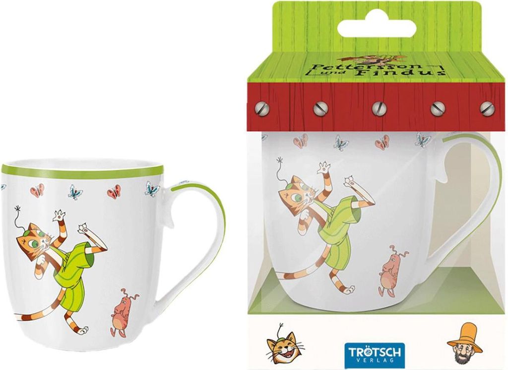 TRÖTSCH - Pettersson und Findus Kindertasse Geschenktasse Produktbild 