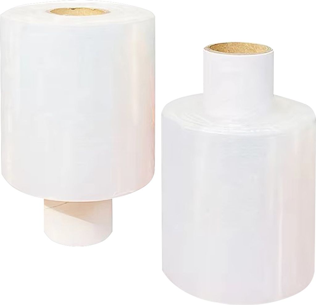 ARLI 2x Stretchfolie Mini 100 mm x 150 m - 20 my Transparent Hand Stretch Folie Handstretchfolie