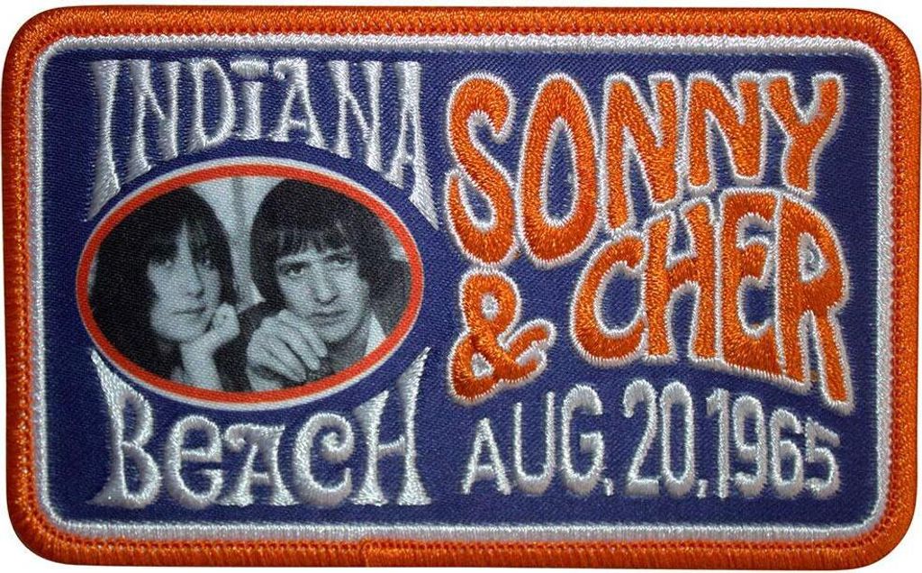 Sonny & Cher - Patch "Indiana Beach" RO13648 (Einheitsgröße) (Bunt)