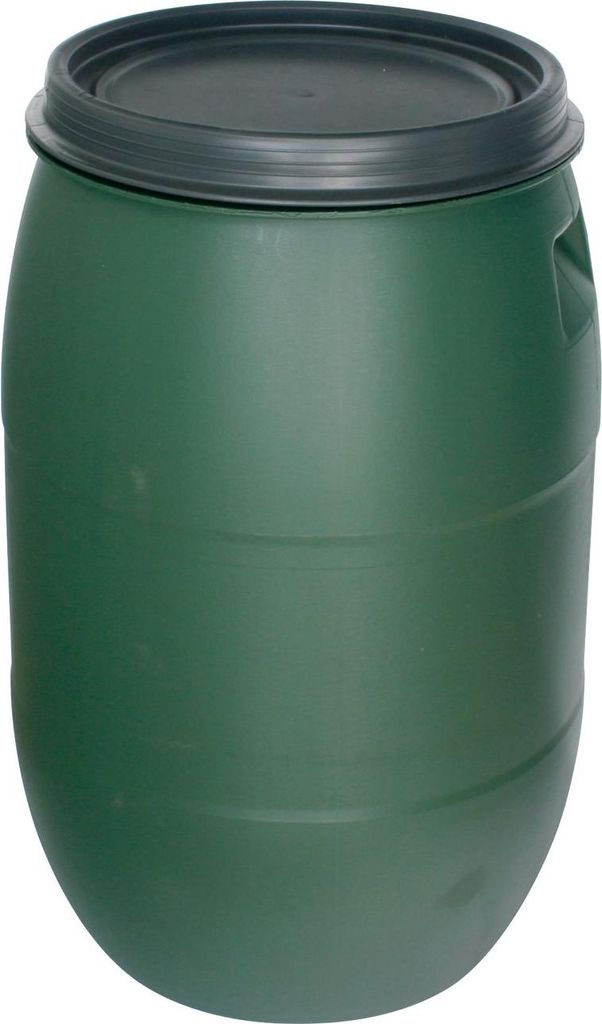 Barile Pannon Rainbarel 120 litri 395 mm, fusto verde per Immagine del prodotto 