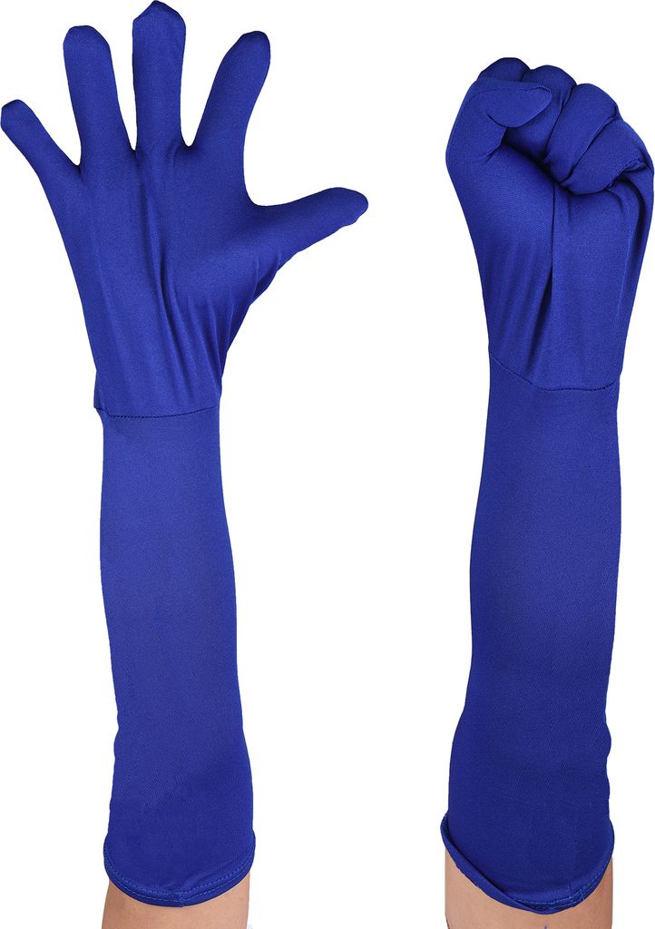 Blaue Chroma-Key-Handschuhe, Chromakey-Handschuh, unsichtbare Effekte, Hintergrund, Chroma-Keying, blaue Handschuhe fuer Blue-Screen-Fotografie, Fo...