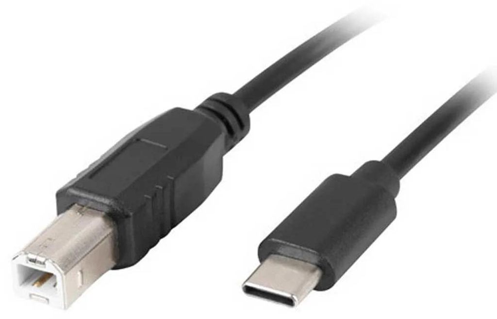 Lanberg CABLE USB USB-C M TO USB-B M 2.0 FERRITA 3M BLACK