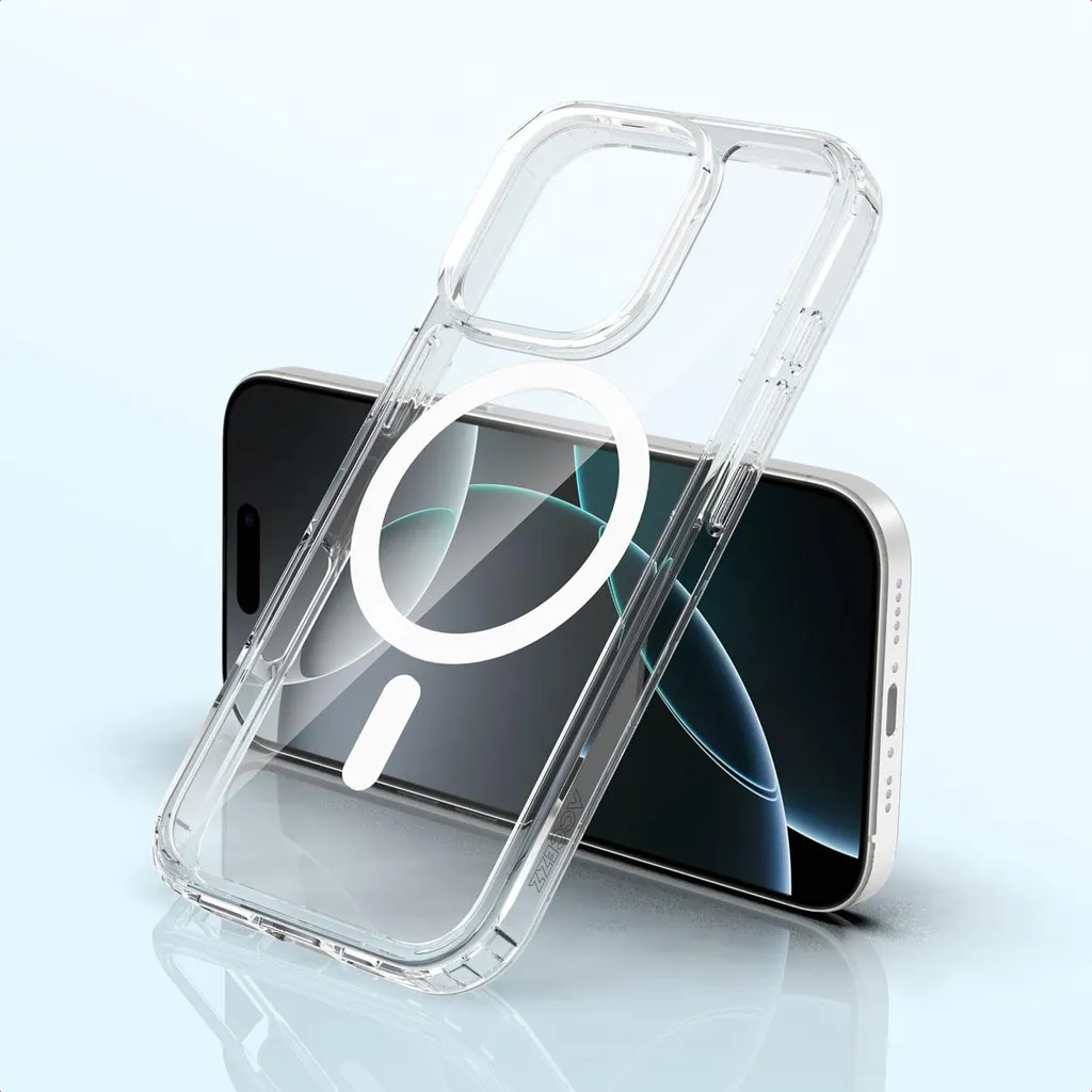 Accezz Xtreme Impact Backcover con MagSafe iPhone 16 Pro - Trasparente - 6