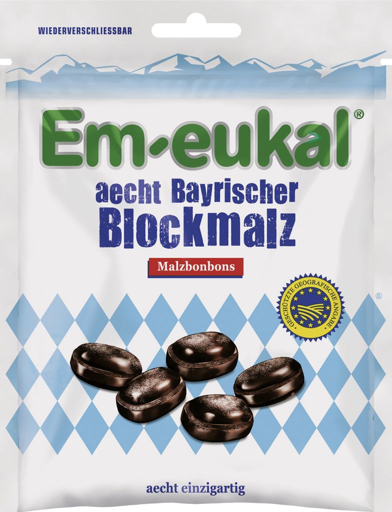 Em-eukal aecht Bayrischer Blockmalz Malzbonbons VPE Produktbild 