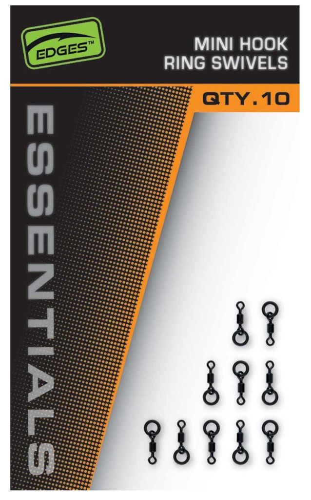 Fox Edges Mini Hook Ring Swivels - 10 Ringwirbel Produktbild 
