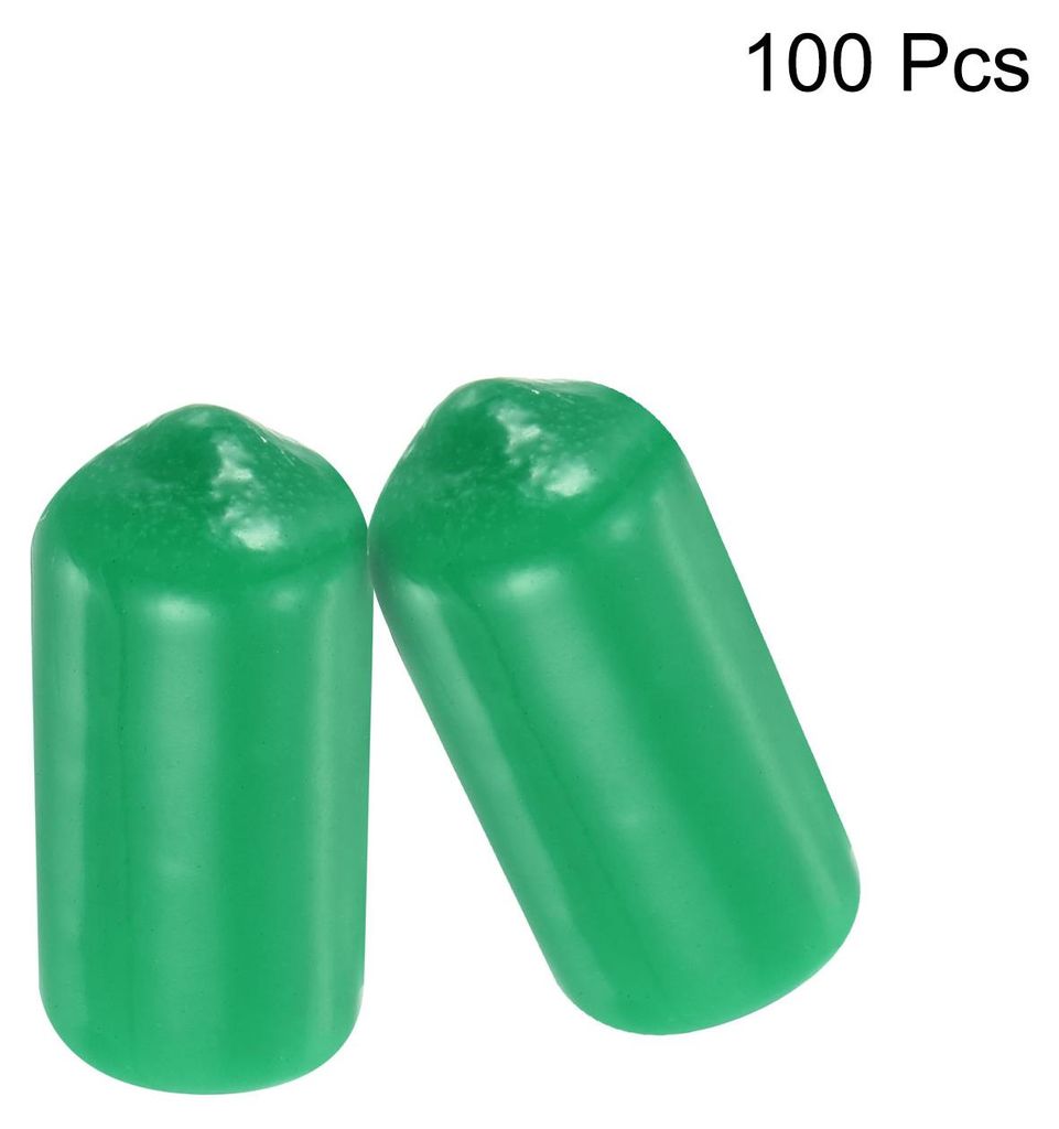 100 Stš¹ck Gummi Endkappen 10mm PVC Kunststoffkappe Schutzkappen Abdeckung Fu?kappen fš¹r Stuhlbeine Tischbeine Schrauben Bolzen Gewinde Metall...