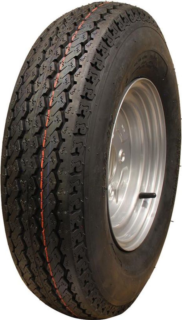 Rad + Reifen 4,00-10 Zoll 3,50B x 10H2 Kings Tire 60/100/4