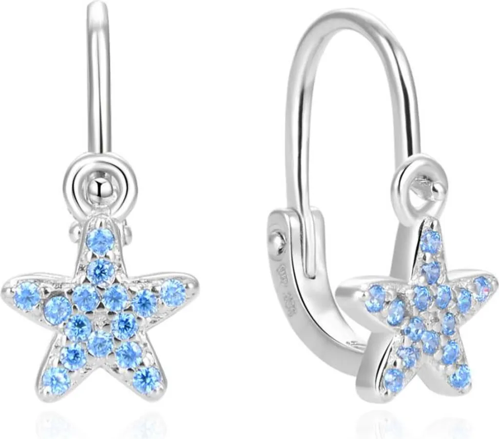 Boucles d'oreilles étoiles AGUC800DL : argent doux pour oreilles sensibles