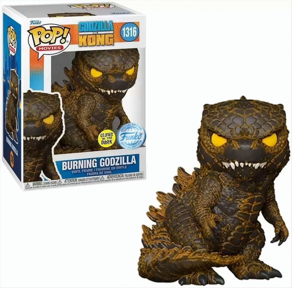 Funko Pop! Godzilla v.s. Kong #1316 Exclusive Glow in the Dark