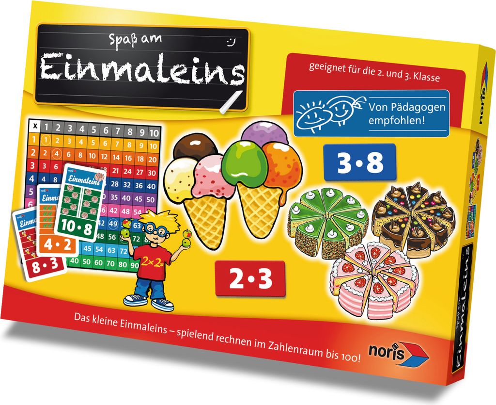 Noris Spiele Einmaleins; 606076342 Produktbild 