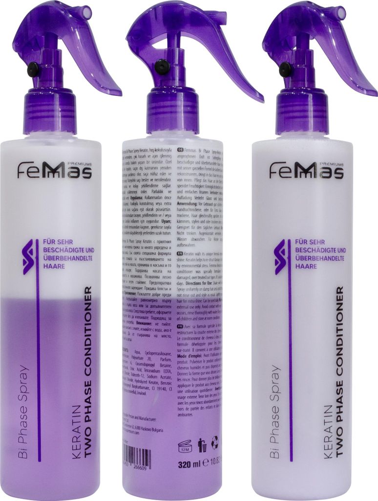 FemMas Bi-Phase Spray Keratin 3 x 320 ml