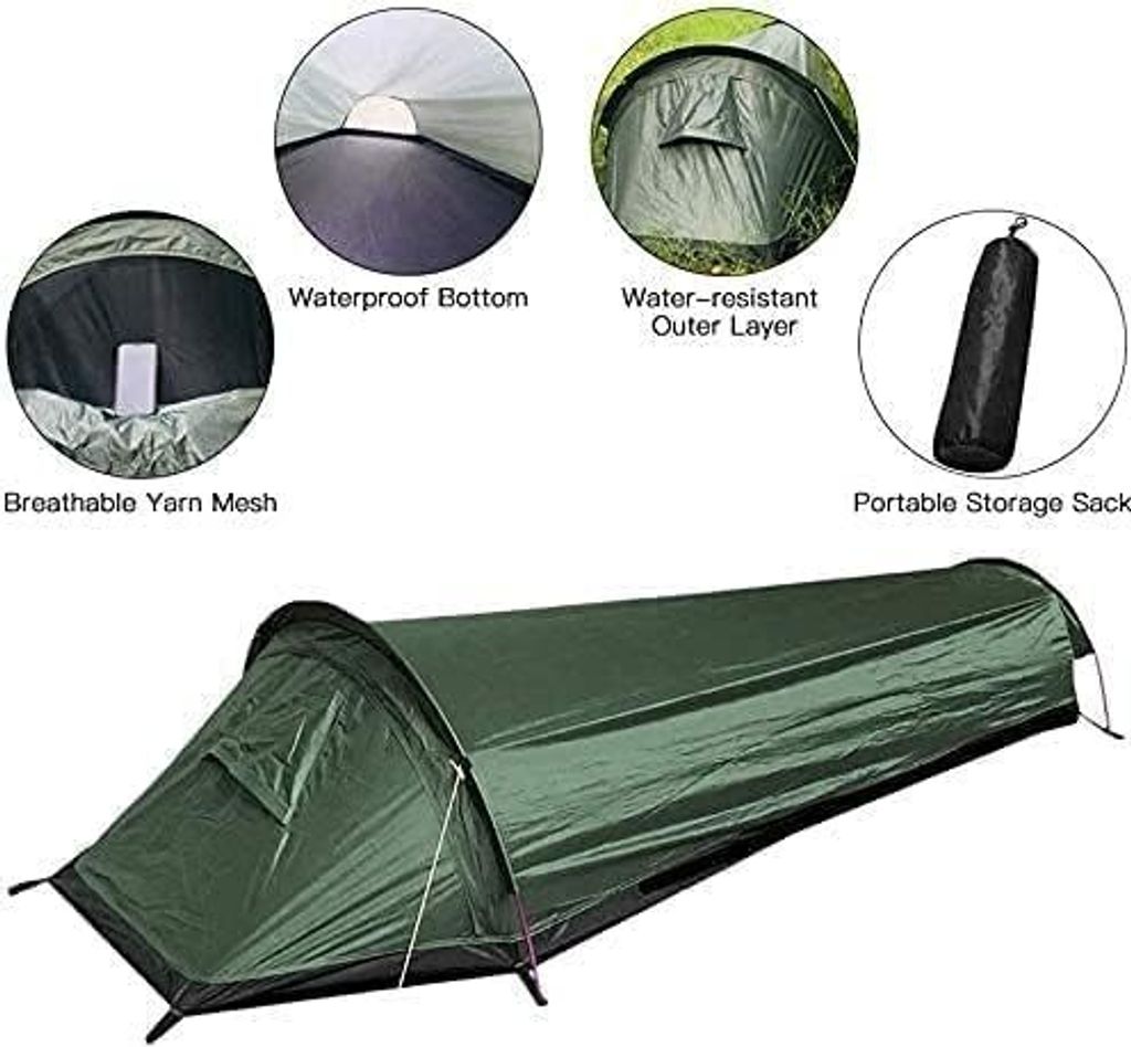 Campingzelt Ultraleichtes Biwak-Zelt wasserdichtes Camping Produktbild 2