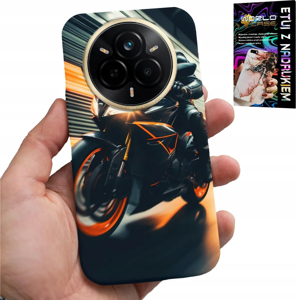Custodia Realme 14 Pro 5G Motociclista + Pellicola: Protezione Moto
