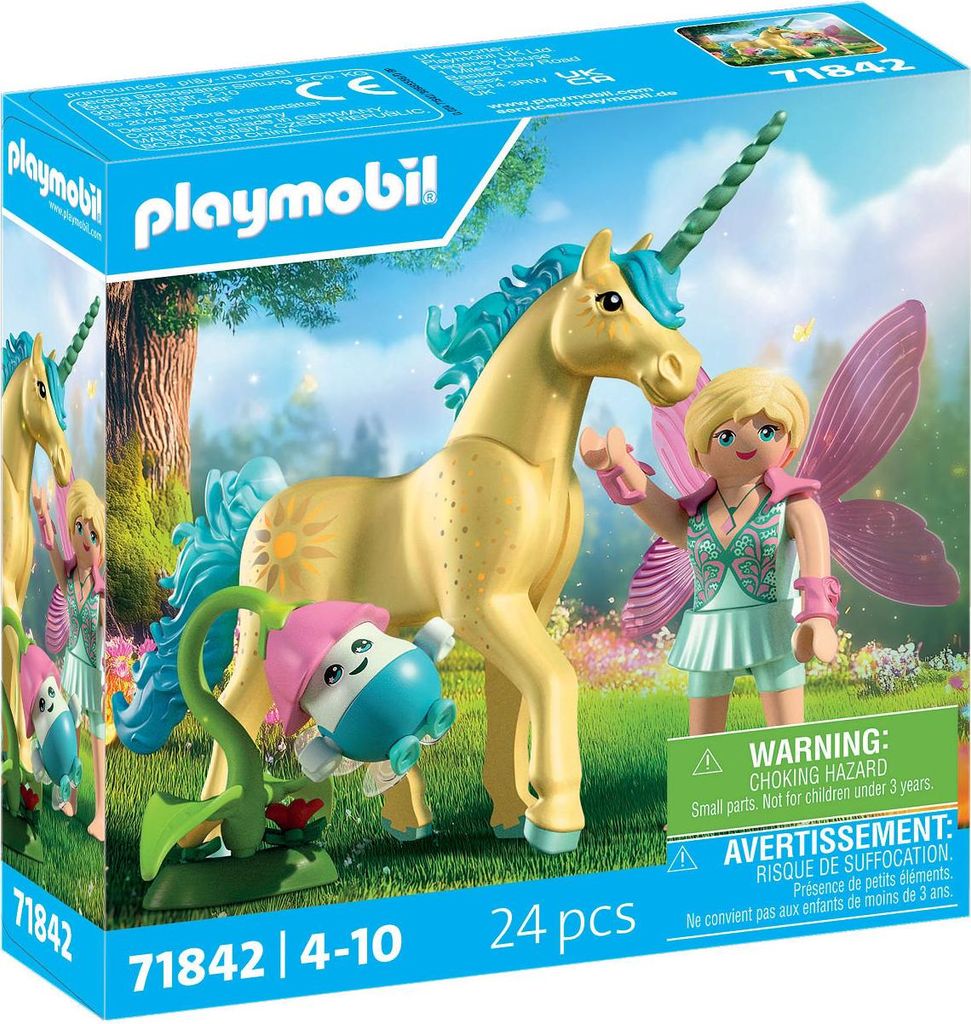 PLAYMOBIL 71842 Sammeleinhorn Sonnenscheinblüte mit Fee