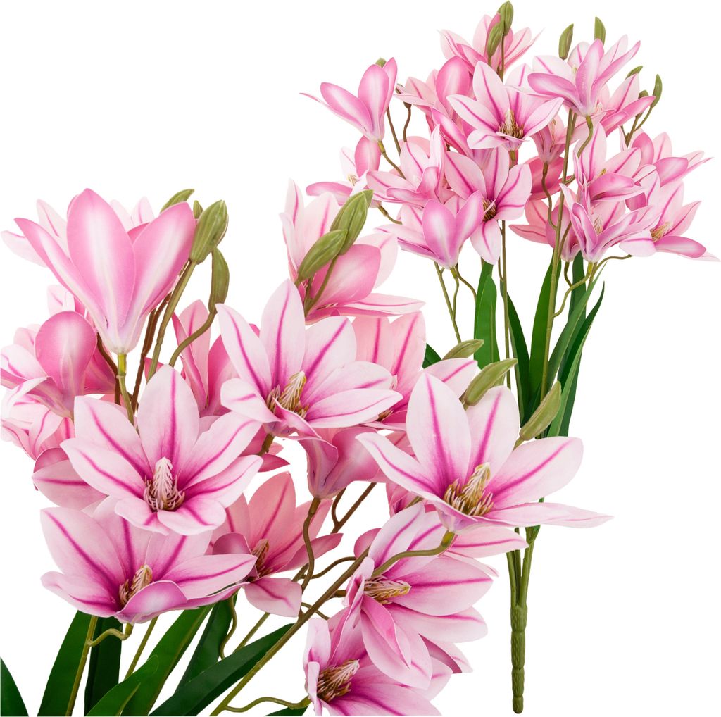 Lilie Künstliche Blumen Grosser Strauss Lilien Zweige Dekorative Dekorative