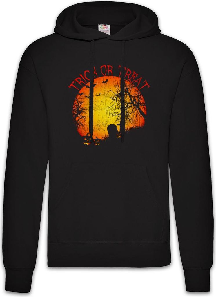 Urban Backwoods Trick Or Treat, Herren Hoodie, Farbe: Schwarz, Größe: M