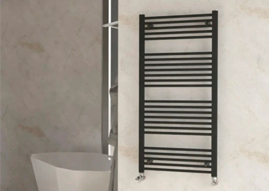 Rotheigner Badheizkörper SOLID 1220 x 600 mm schwarz matt