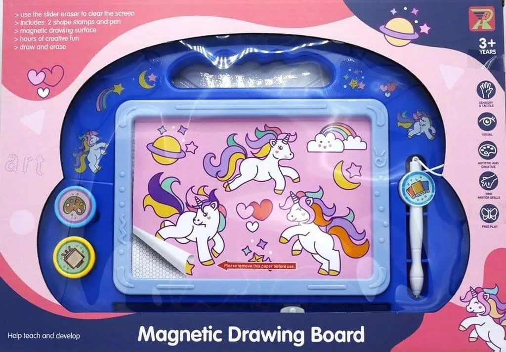 Tableau magnétique Licorne : fini les dessins sur les murs et meubles