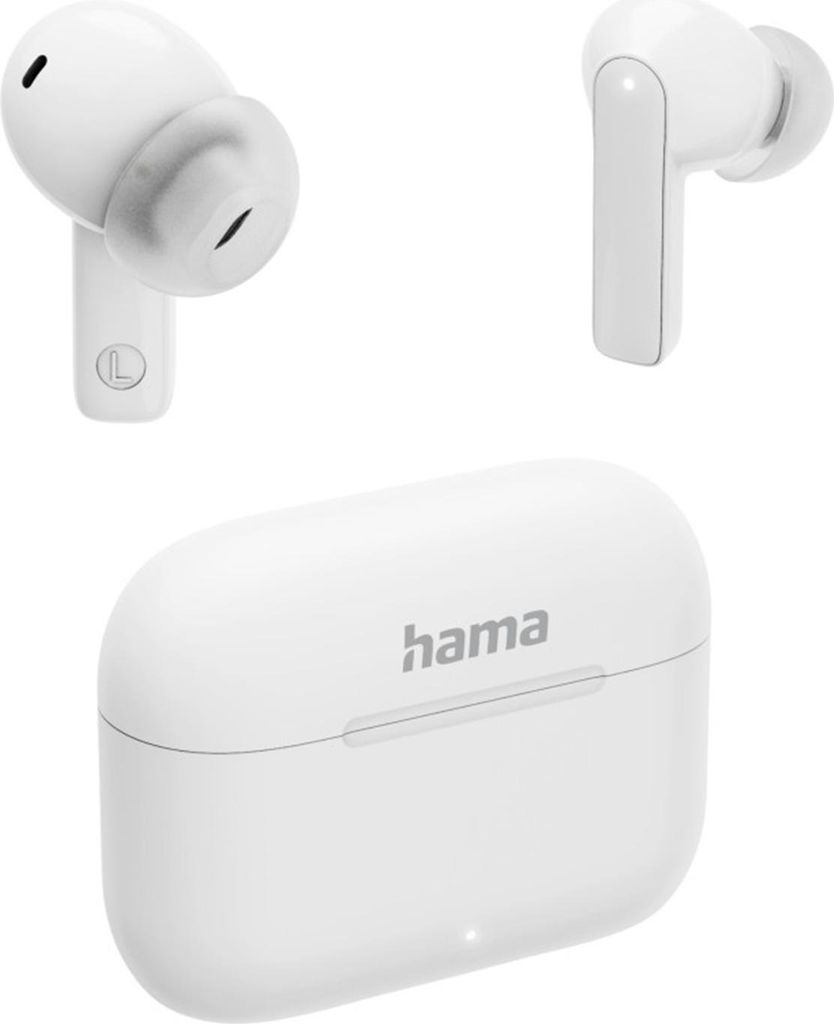Hama Bluetooth -Kopfhörer Passion Clear II, TWS In-Ear, ANC, Weiß
