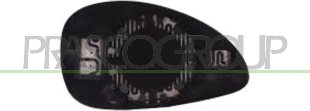 Remplacer miroir cassé Citroën C4 : Verre de rétroviseur gauche 8151JJ