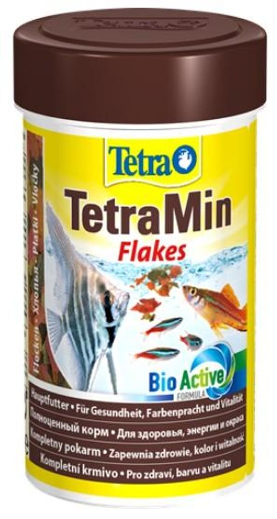 Tetra Min Flakes 250ml - Flockenfutter für Fische Tetra Produktbild 