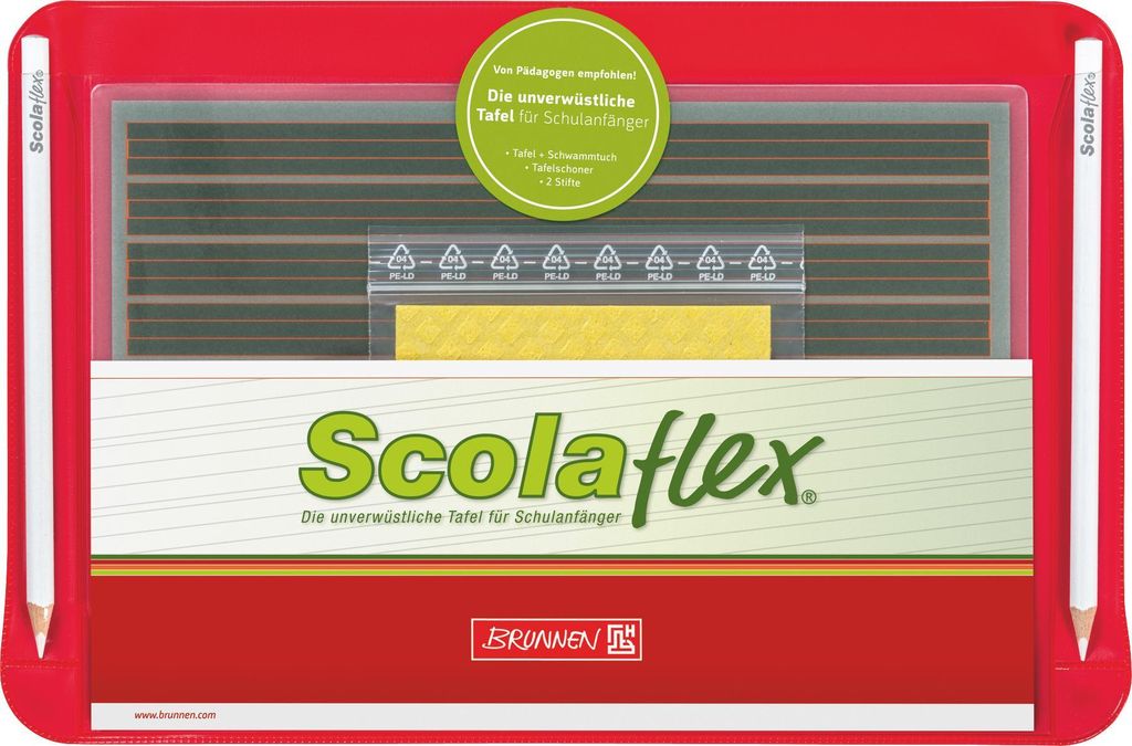 Product packaging for a writing board set.