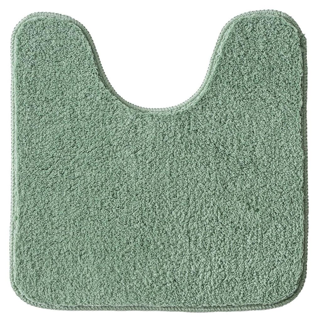 Badematte, WC-Vorleger, Fußmatte, Flurmatte, 1 Stück, U-förmige Dekomatte, rutschfest, saugfähig, für Wohnzimmer, Badezimmer, WC, 45 x 45 cm, ...