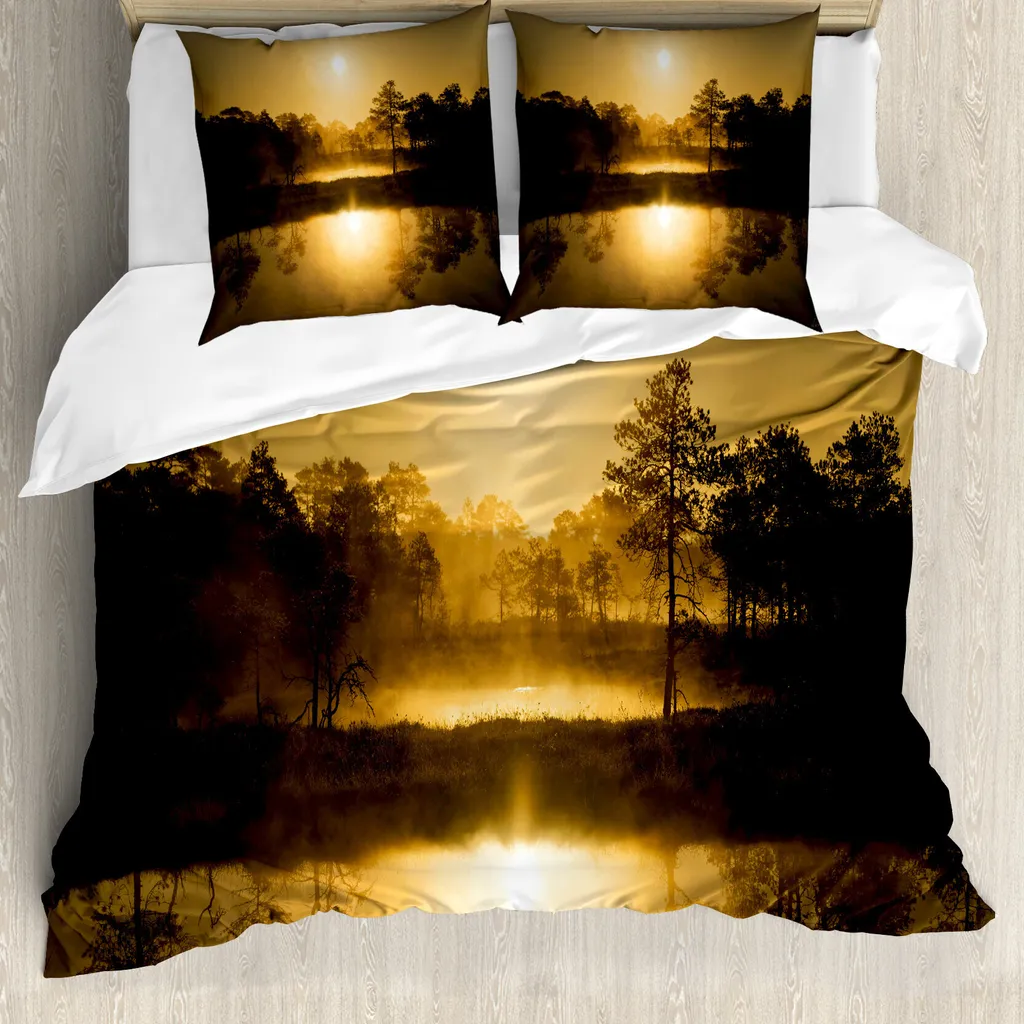 ABAKUHAUS Copripiumino Alba Mattutina 155x220: Comfort Antiacaro
