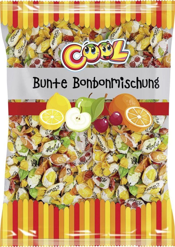 Cool Mélange de bonbons multicolores Bonbons aux 4 goûts de Image du produit 