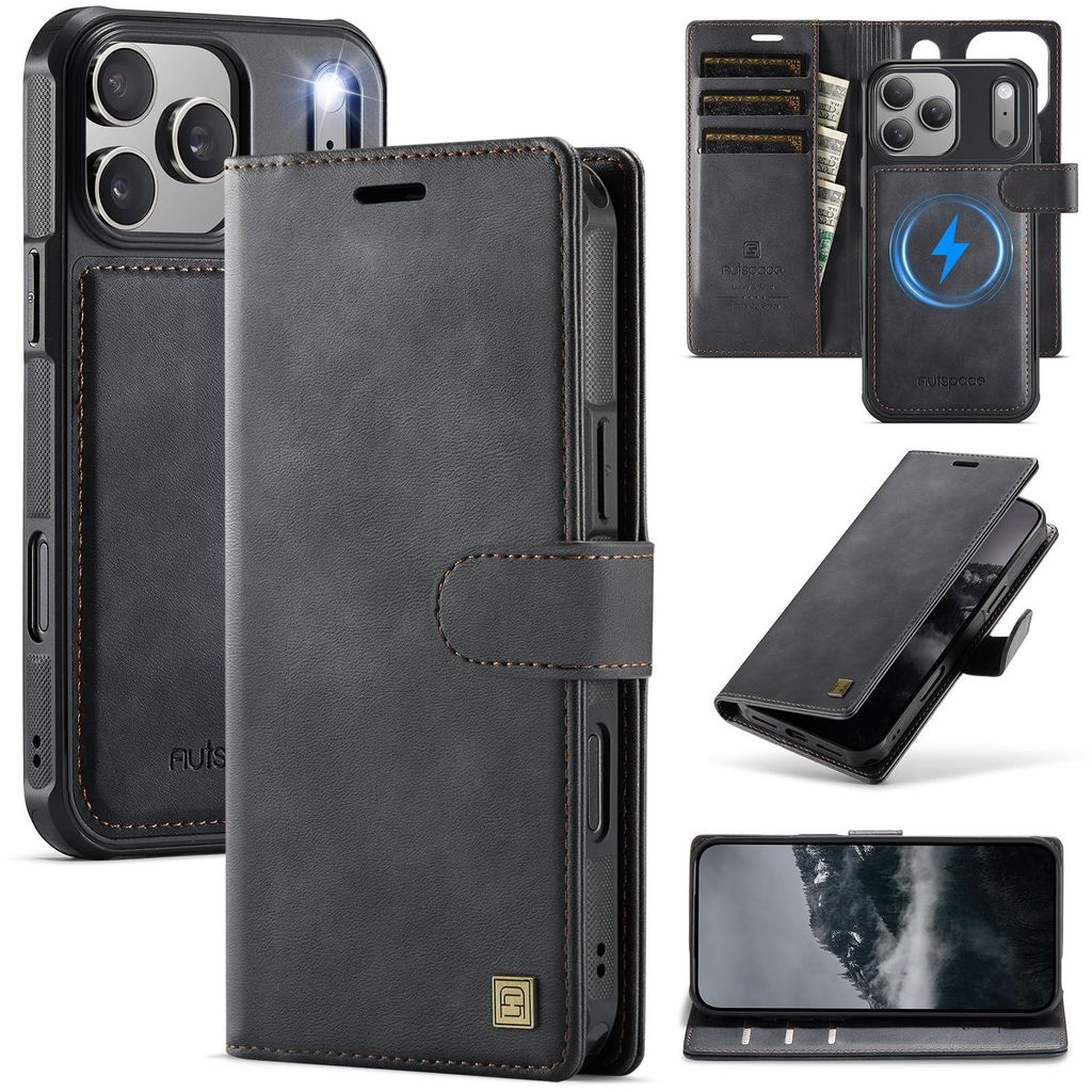Solidchoice – 2-in-1 Magnetisches Flip-Case mit abnehmbarem Teil für das iPhone 17 Pro