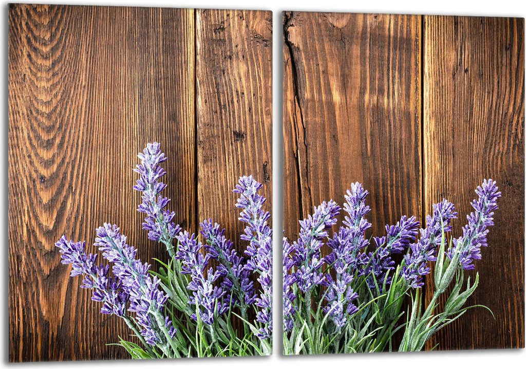 Glasschutzplatte für den Herd 2x40x52 Lavendel