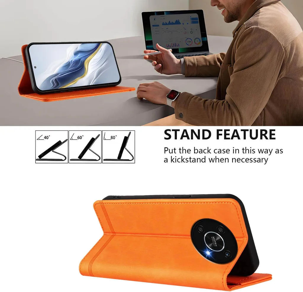 RonRun Custodia per Honor X9 4G/5G /Magic 4 Lite, Cover Trasparente Antiurto Anti-graffio con Morbido Paraurti in TPU Custodia Protettiva - Nero