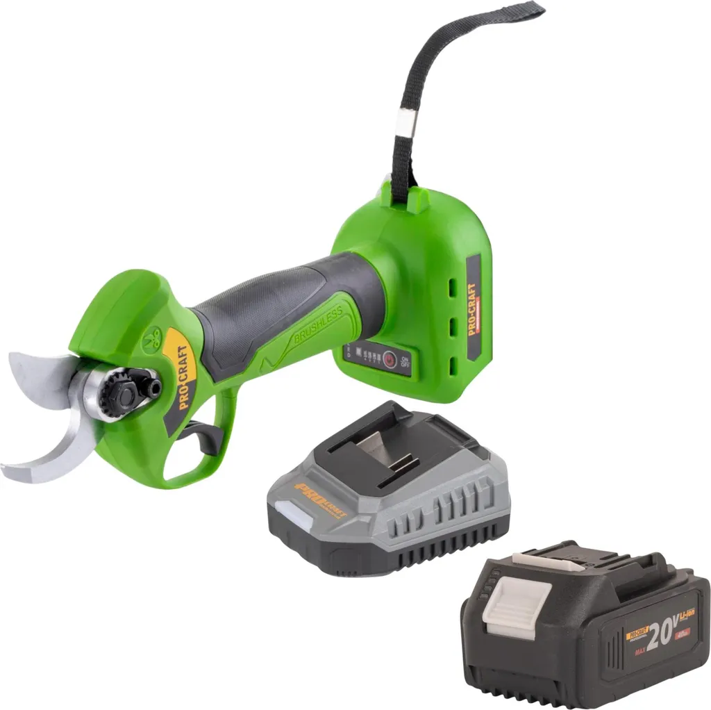 Procraft ES28Li Cesoie a Batteria 20V 25mm + Batteria 4Ah e Caricatore